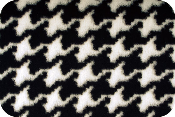 Soft Cuddle Houndstooth Black/White